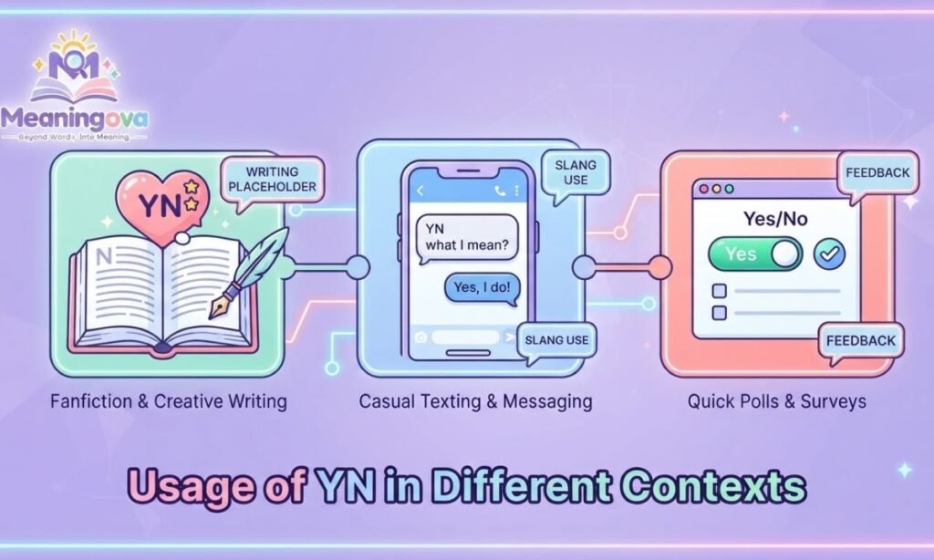 usage of yn